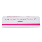 Clamist Tablet Box/Carton showing the Front face.