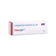 Cleargel 1% Gel Box/Carton showing the Front face
