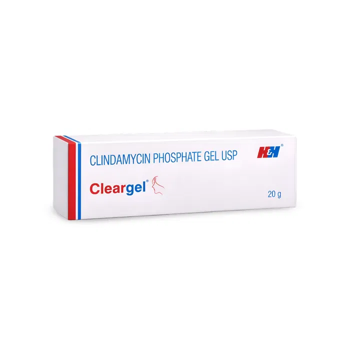 Cleargel 1% Gel Box/Carton showing the Front face