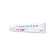 Cleargel 1% Gel Tube showing the Front face