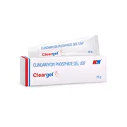 Cleargel 1% Gel Box/Carton + Tube showing the Front face