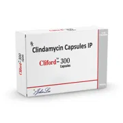 Cliford 300 Mg Box/Carton showing the Front face.