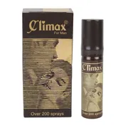 Climax Spray 12 gm Box/Carton + Bottle showing the Front face.
