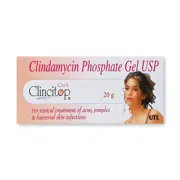 Clincitop Gel Box/Carton showing the Front face.