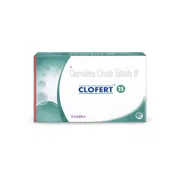 Clofert 25 Tablet Box/Carton Front View