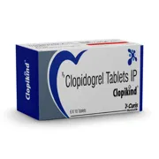 Clopikind Tablet Box/Carton showing the Front face.