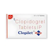 Clopilet Tablet Box/Carton showing the Front face.