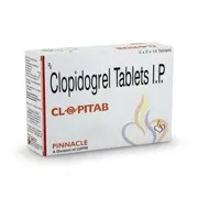 Clopitab Tablet Box/Carton showing the Front face.