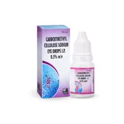 CMC 10 ml Box/Carton + Eye Drops Bottle showing the Front face.