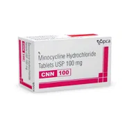 CNN 100 Mg Tablet Box/Carton showing the Front face