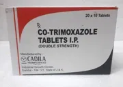 CO-Trimoxazole Double Strength Tablet Box/Carton showing the Front face.