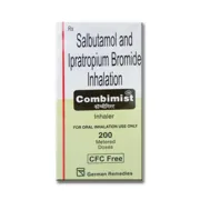 Combimist 100 Mcg + 20 Mcg Inhaler Box/Carton showing the Front face.