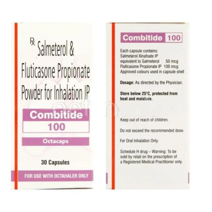 Combitide 50 mcg/100 mcg Octacap pack