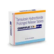 Contiflo Icon 0.4 Mg Tablet PR Box/Carton showing the Front face.