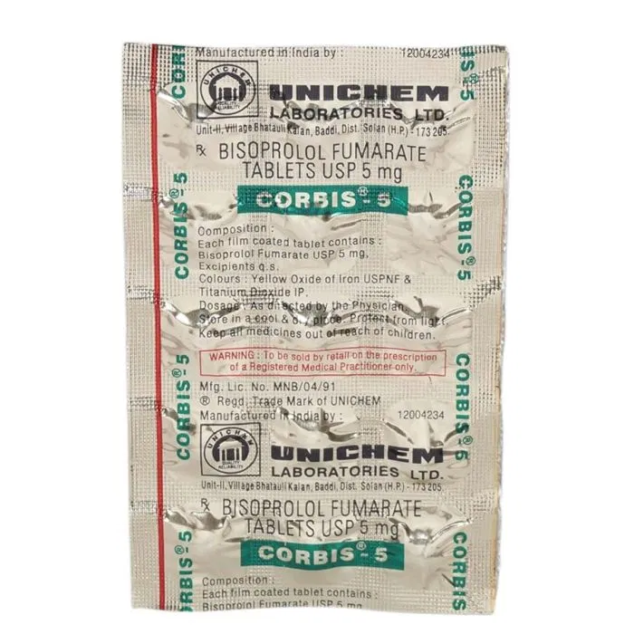 Corbis 5 Mg Strip showing the Back face.