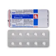 Cosart 25 Mg Blister Pack + Box/Carton showing the Front and Back face.