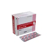 Cosart 50 Mg Box/Carton + Blister Pack showing the Front face.