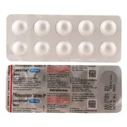 Crestor 20 Mg Tablet Blister Pack + Strip showing the Front/Back face.
