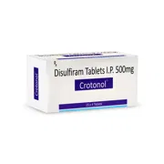 Crotonol 500 Mg Tablet Box/Carton showing the Front face.