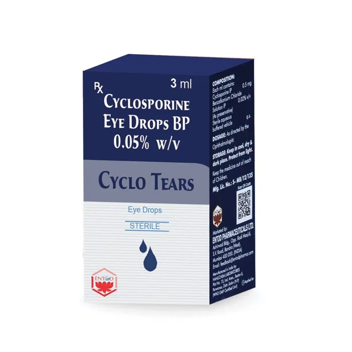 Cyclo Tears 0.05% Eye Drop pack