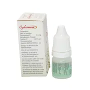 Cyclomune 0.05% Box/Carton + Eye Drops Bottle showing the Front/Back face.