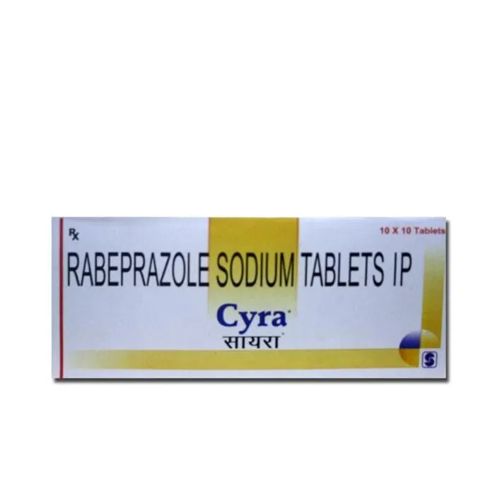Cyra Tablet Box/Carton showing the Front face.