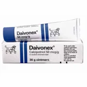 Daivonex 30 gm Tube + Box/Carton showing the Front face.