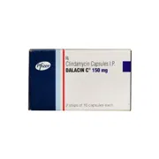 Dalacin C 150 Mg Box/Carton showing the Front face.