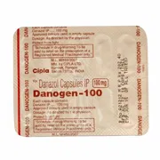 Danogen 100 Mg Blister Pack showing the Back face.