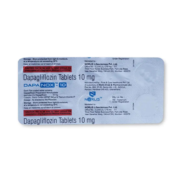 Dapanox 10 mg Tablet pack
