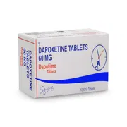 Dapotime 60 Mg Box/Carton showing the Front face.