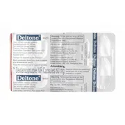 Deltone Capsule MR Blister Pack showing the Back face.