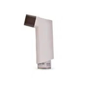 Derinide 100 Inhaler CFC Free Inhaler showing the Side face.