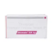 Dicorate ER 1000 Mg Box/Carton showing the Front face.
