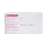 Dicorate ER 1000 Mg Box/Carton showing the Back face.
