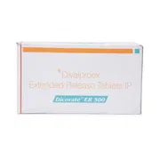 Dicorate ER 500 Mg Box/Carton showing the Front face.