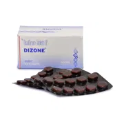 Dizone 250 Mg Box/Carton + Blister Pack showing the Front face.