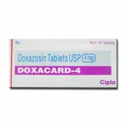 Doxacard 4 Mg Box/Carton showing the Front face.