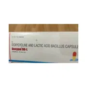 Doxypal 100 Mg Capsule DR Box/Carton showing the Front face.