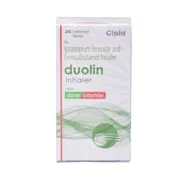 Duolin Inhaler 50 Mcg + 20 Mcg Inhaler showing the Front face.