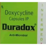Duradox Capsule Box/Carton showing the Front face.