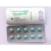 Duratia 60 Mg Blister Pack showing the Front face.