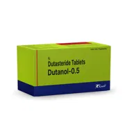 Dutanol 0.5 Mg Tablet Box/Carton showing the Front face.