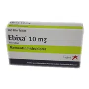 Ebixa 10 Mg Tablet Box/Carton showing the Front face.