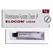 Elocon 5 ml Box/Carton + Tube showing the Front face.