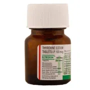 Eltroxin 100 mcg Tablet Bottle showing the Front face.