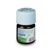 Eltroxin 25 mcg Tablet Bottle showing the Front face.