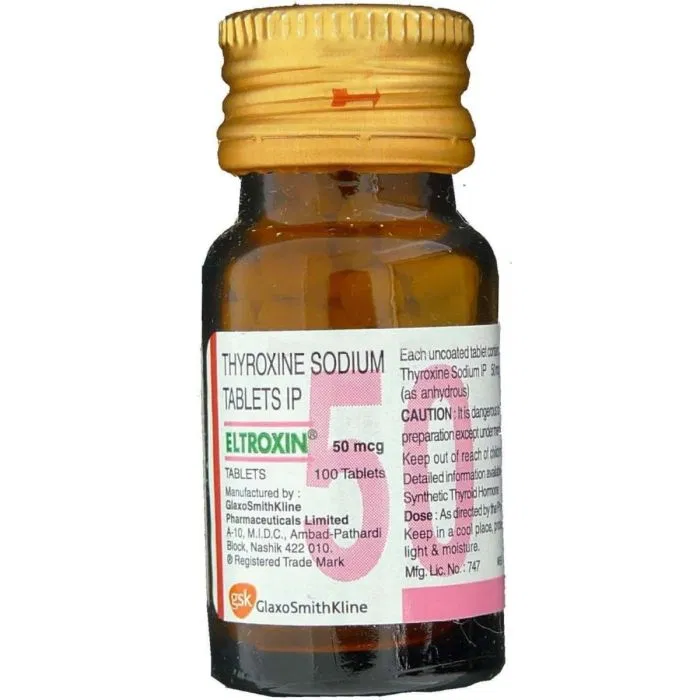 Eltroxin 50 mcg Tablet pack
