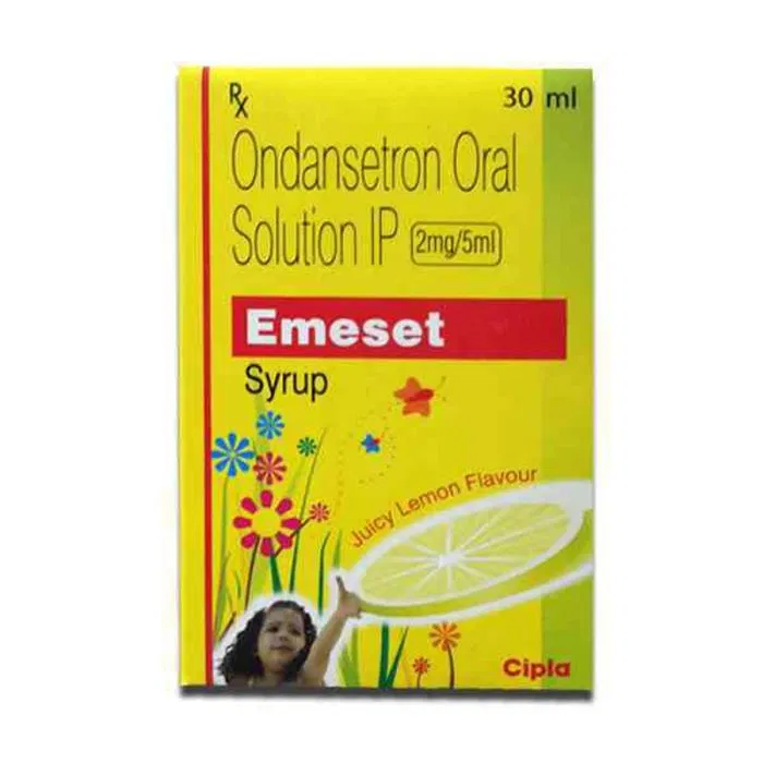 Emeset 2 mg/5 mL Syrup Juicy Lemon pack