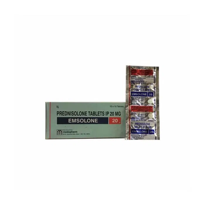 Emsolone 20 mg Tablet pack